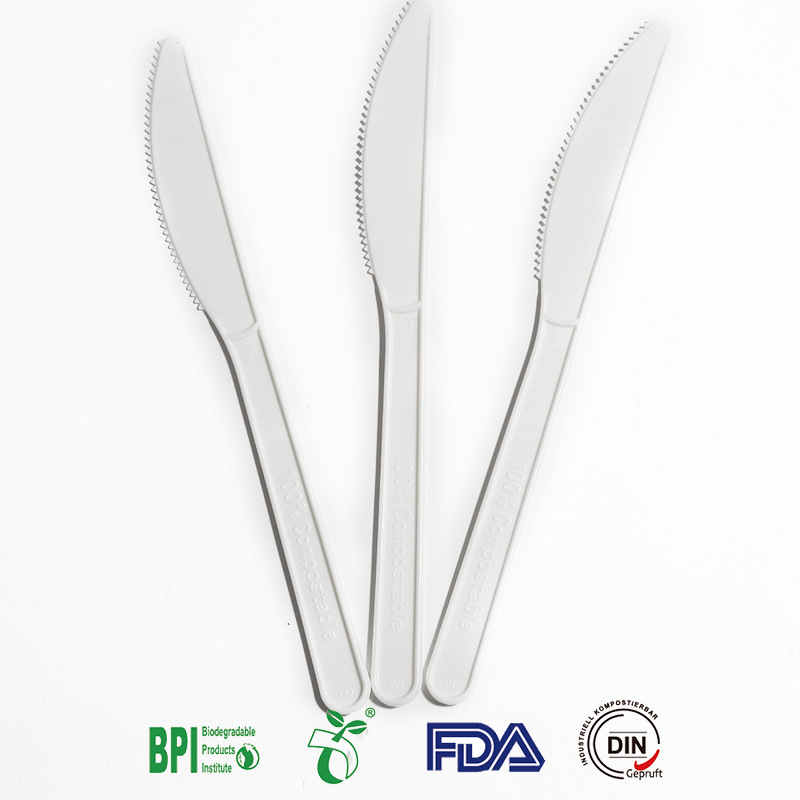 7 Inch Eco Friendly Disposable CPLA Knife