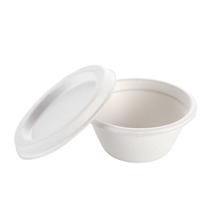 2 OZ Eco Friendly Bagasse Cup with Lid 