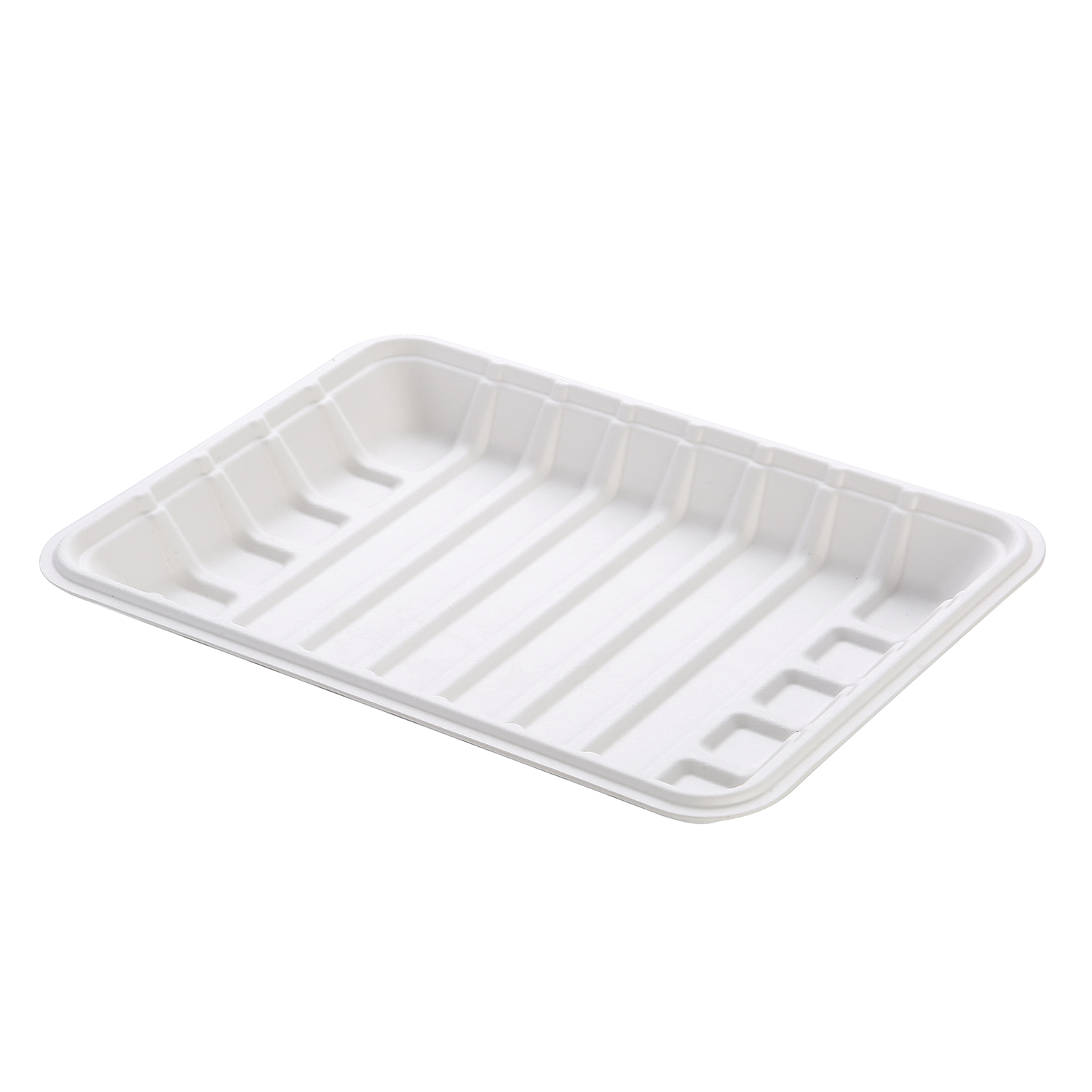 240(L)x175(W)x23(H)mm Eco Friendly Sugarcane Meat Tray