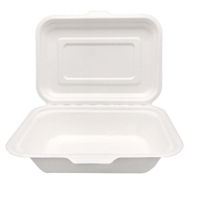 7.2"x5.1" x2.28" 100% Biodegradable Sugarcane Pulp Clamshell Boxes