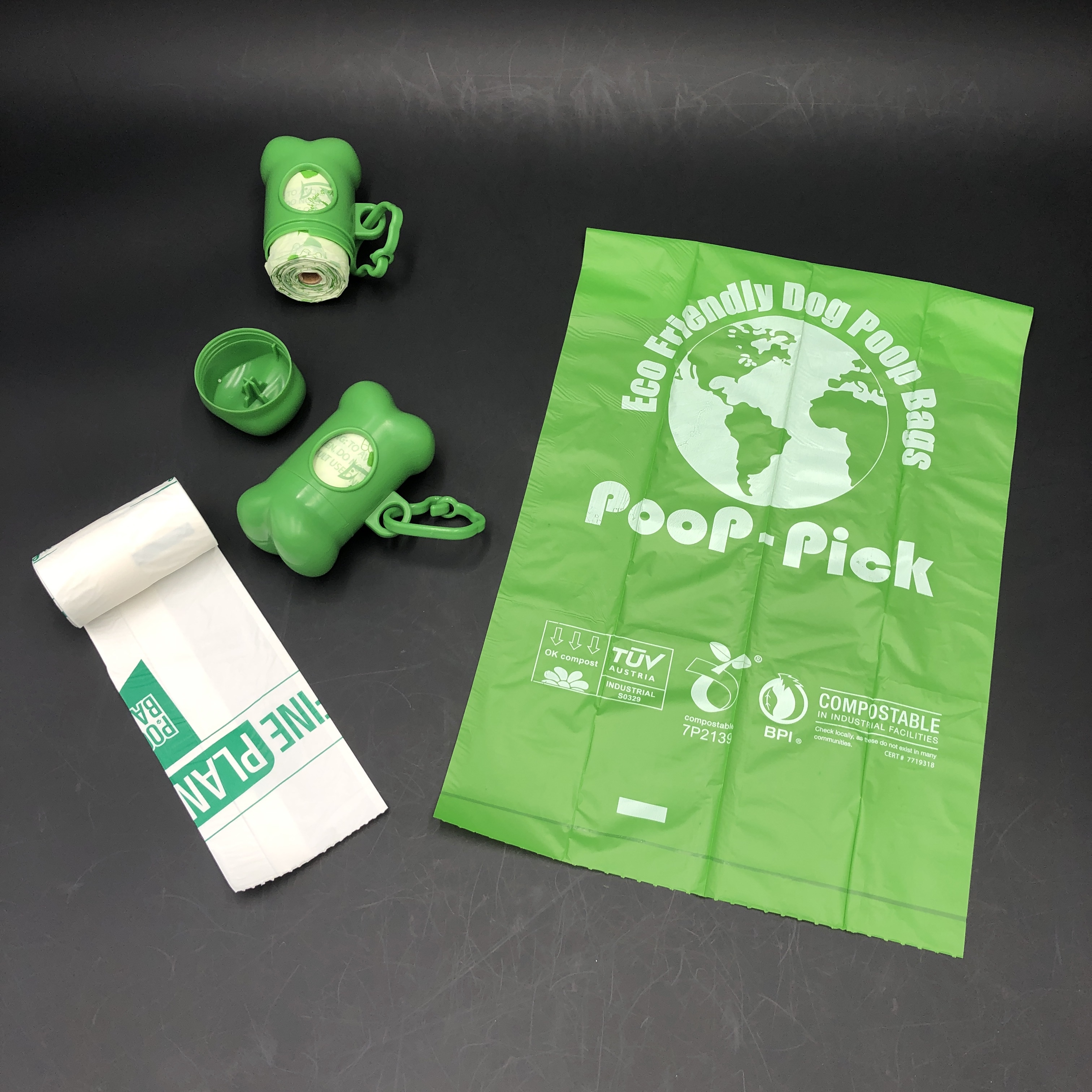 Disposable Biodegradable Compostable Corn Starch Dog Poop Bag
